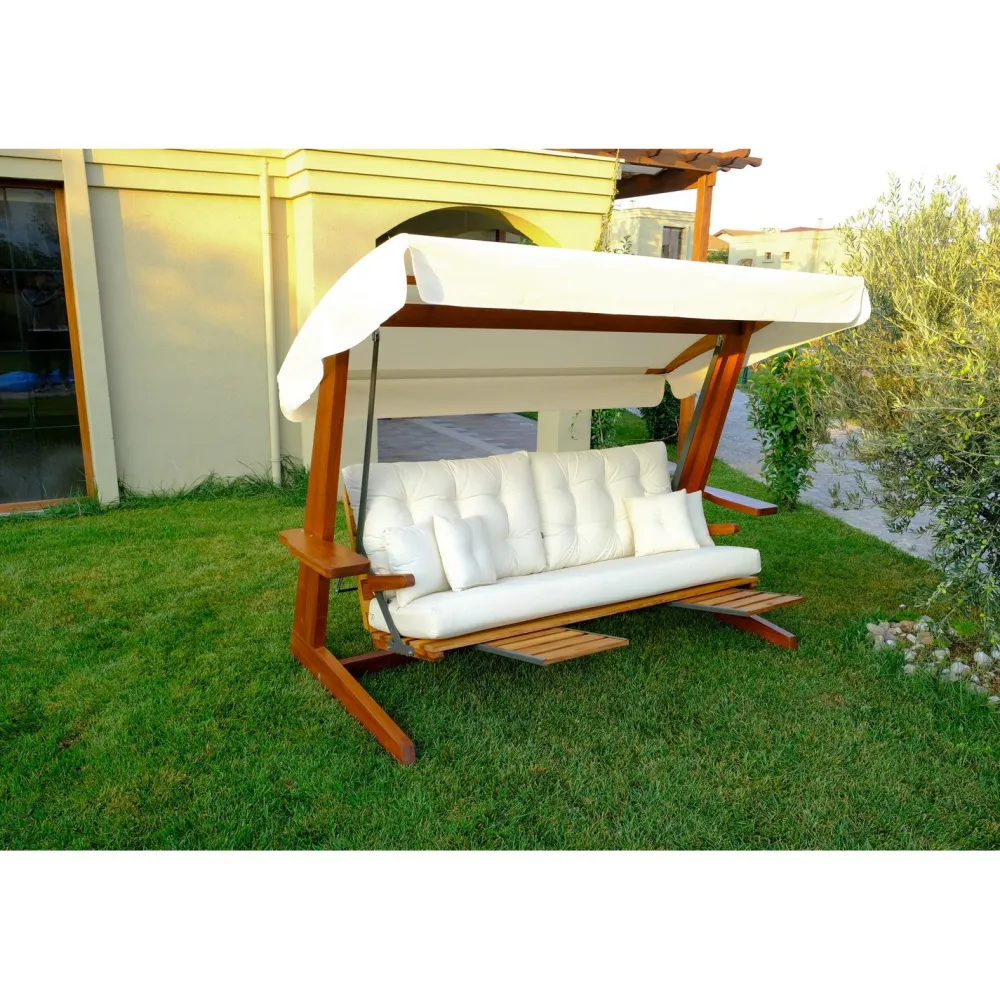 Hot Linento Garden Pihakeinu Luna Deluxe 3-istuttava beige