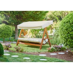 Online Linento Garden Pihakeinu Lyon 3-istuttava beige