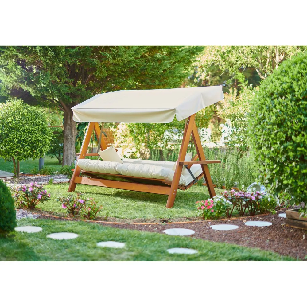 Online Linento Garden Pihakeinu Lyon 3-istuttava beige