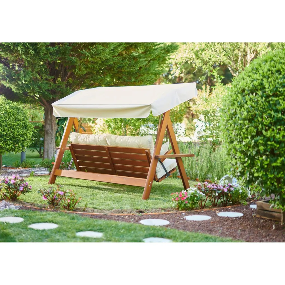 Online Linento Garden Pihakeinu Lyon 3-istuttava beige