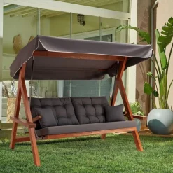 Online Linento Garden Pihakeinu Lyon 3-istuttava beige