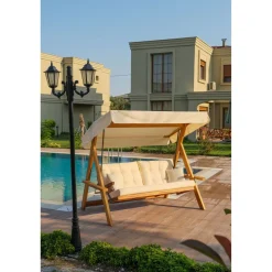 New Linento Garden Pihakeinu Lyon 3-istuttava beige