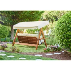 New Linento Garden Pihakeinu Lyon 3-istuttava beige