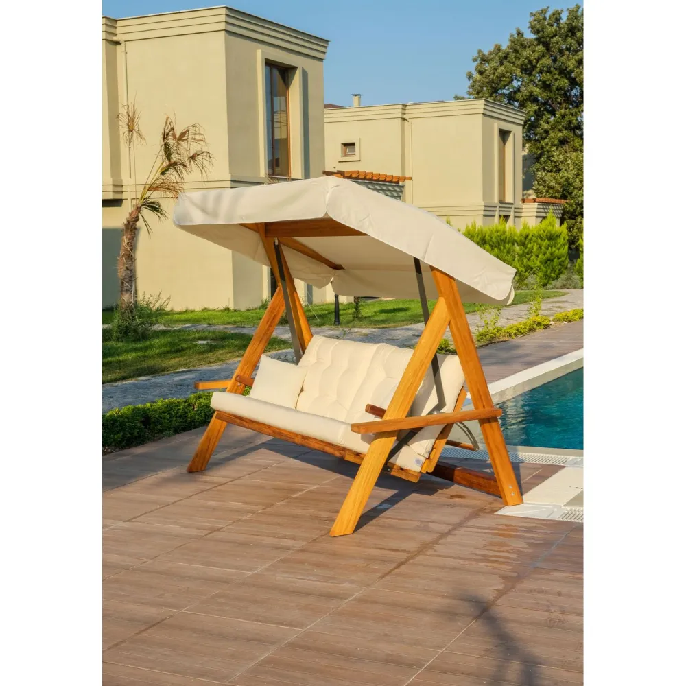 New Linento Garden Pihakeinu Lyon 3-istuttava beige