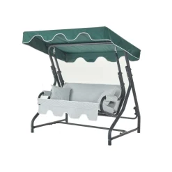 Discount Linento Garden Pihakeinu Morus 3, 2-istuttava, pehmusteilla, harmaa
