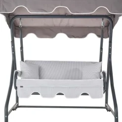 Discount Linento Garden Pihakeinu Morus 3, 2-istuttava, pehmusteilla, harmaa
