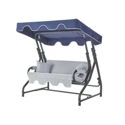 Discount Linento Garden Pihakeinu Morus 3, 2-istuttava, pehmusteilla, harmaa