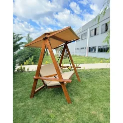 New Linento Garden Pihakeinu Riva 2100, 3-istuttava, camel