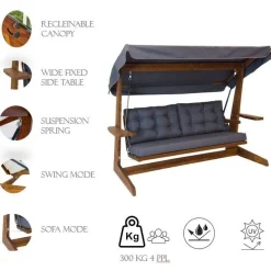 Discount Linento Garden Pihakeinu Viva 2400, 3-istuttava, beige