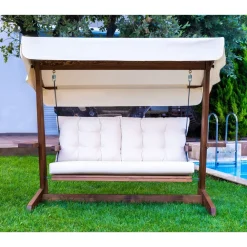 Clearance Linento Garden Pihakeinu Viva 2200, 3-istuttava, beige