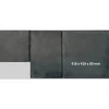 New Lakka Rakennustuotteet Pihakivi Lakka Roomalainen kivi 80 418x418x80 mm musta