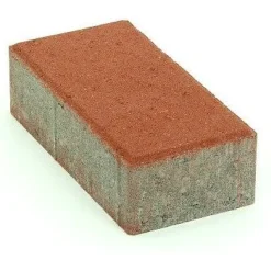 Clearance Rudus Pihakivi Kartanokivi 80 278x138x80 mm sileä punainen