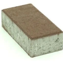 Clearance Rudus Pihakivi Kartanokivi 80 278x138x80 mm sileä ruskea
