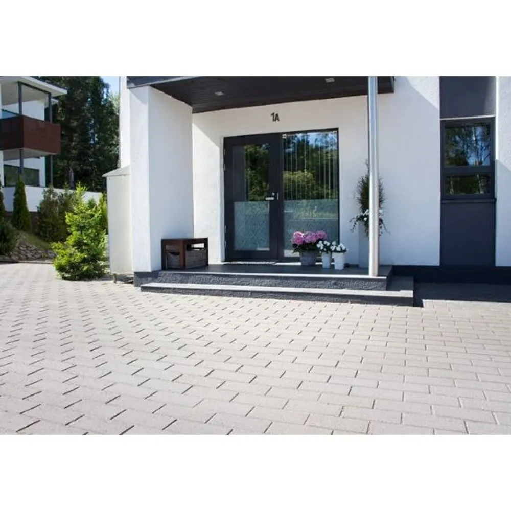 Rudus Pihakivi Kartanokivi 80 278x138x80 mm sileä harmaa