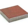 Hot Rudus Pihakivi Kartanolaatta 80 278x278x80 mm sileä punamusta