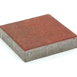 Hot Rudus Pihakivi Kartanolaatta 80 278x278x80 mm sileä punamusta