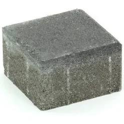 Outlet Rudus Pihakivi Kartanonoppa 80 138x138x80 mm sileä musta