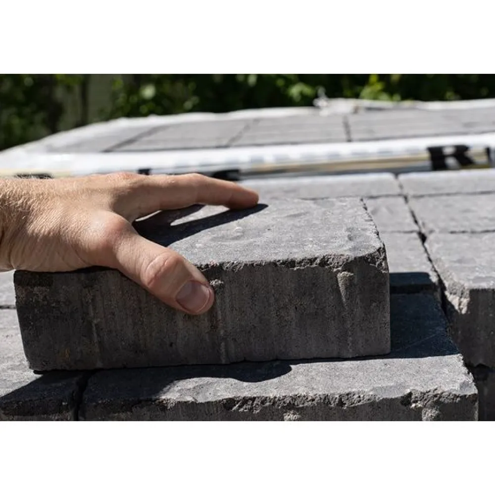 Rudus Pihakivi Kartanonupu 60 viisteetön 207x137x60 mm profiloitu antiikki ruska