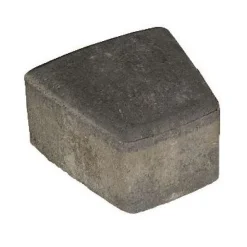 Outlet Rudus Pihakivi Klassikko iso kaarre 60 110x115x60 mm sileä musta