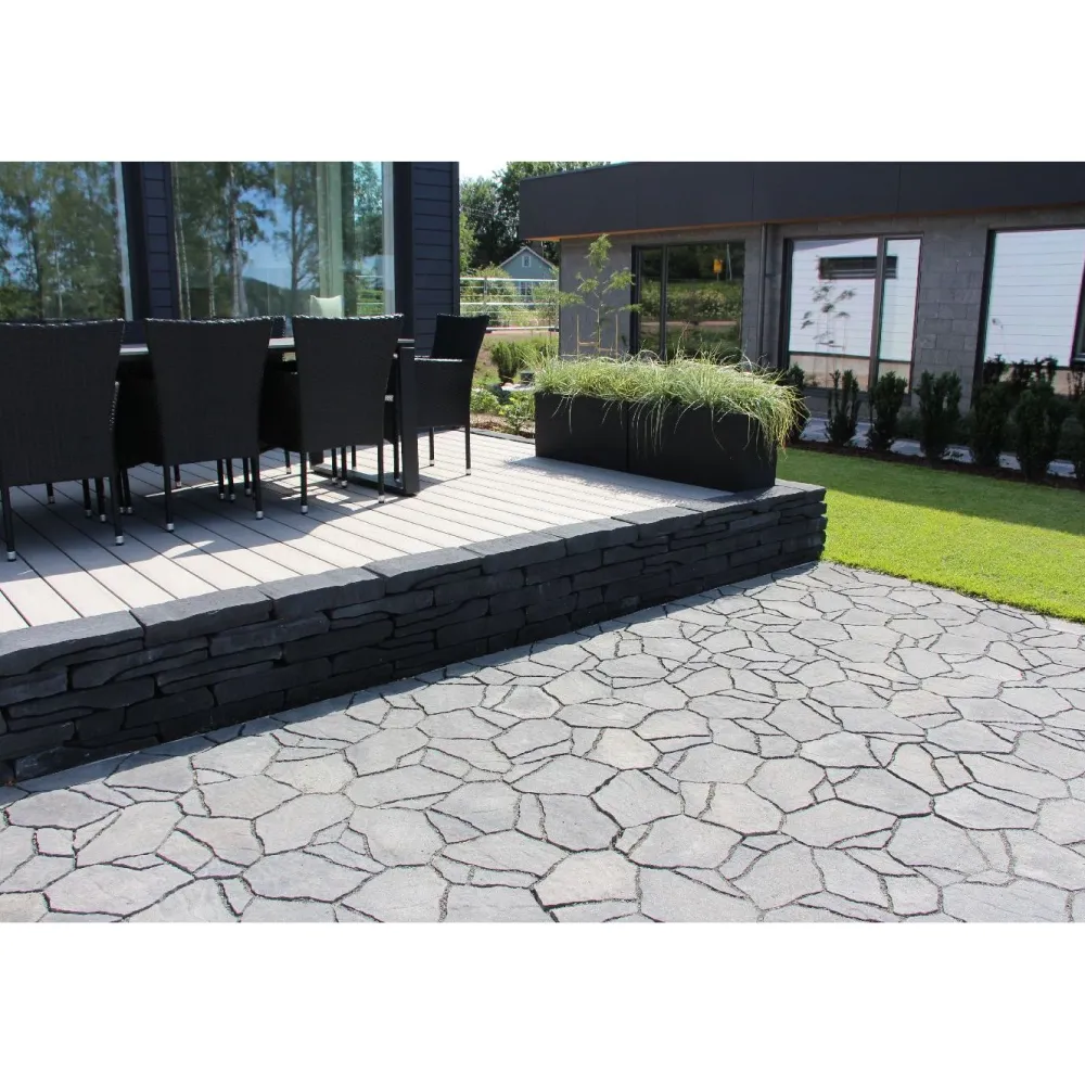 Hot Rudus Pihakivi Luotokivi 336x246x80 mm profiloitu hiili