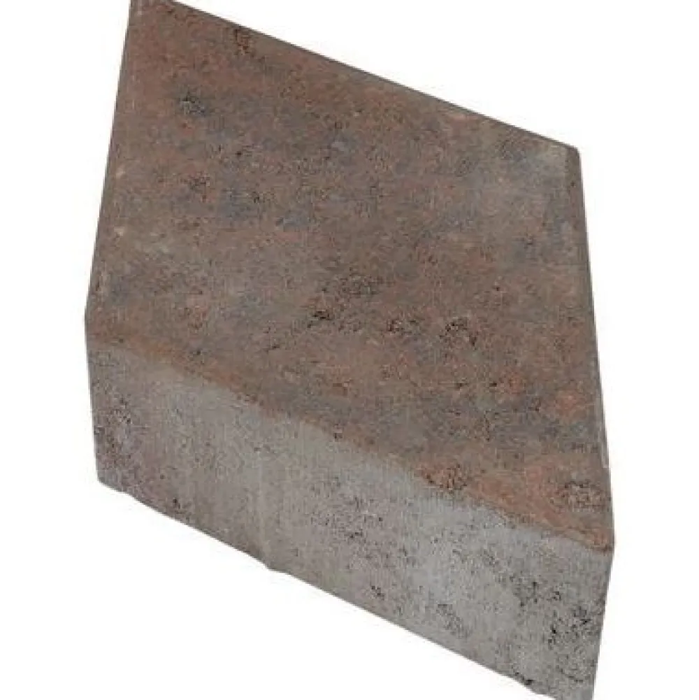 Rudus Pihakivi Rombakivi 80 334x197x80 mm sileä punamusta