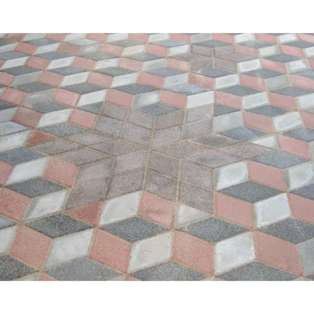 Rudus Pihakivi Rombakivi 80 334x197x80 mm sileä punainen