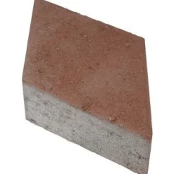 Rudus Pihakivi Rombakivi 80 334x197x80 mm sileä punainen