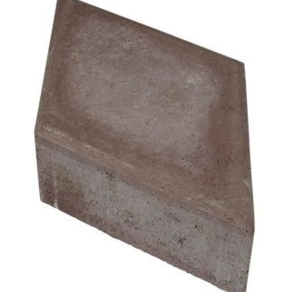 Clearance Rudus Pihakivi Rombakivi 80 334x197x80 mm sileä ruskea