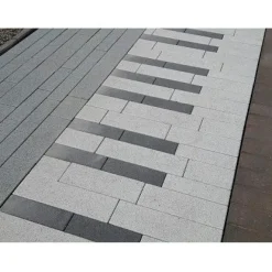 Rudus Pihakivisarja Piano-kivet 80 mm hiekkapuhallettu autere