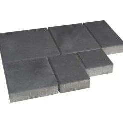 New Rudus Pihakivisarja Roomalaiset pienet kivet 80 mm sileä musta