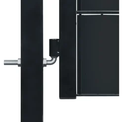 FinePRICE Pihaportti teräs 100x164cm antrasiitti