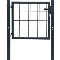 Best FinePRICE Pihaportti teräs 103x150cm antrasiitti