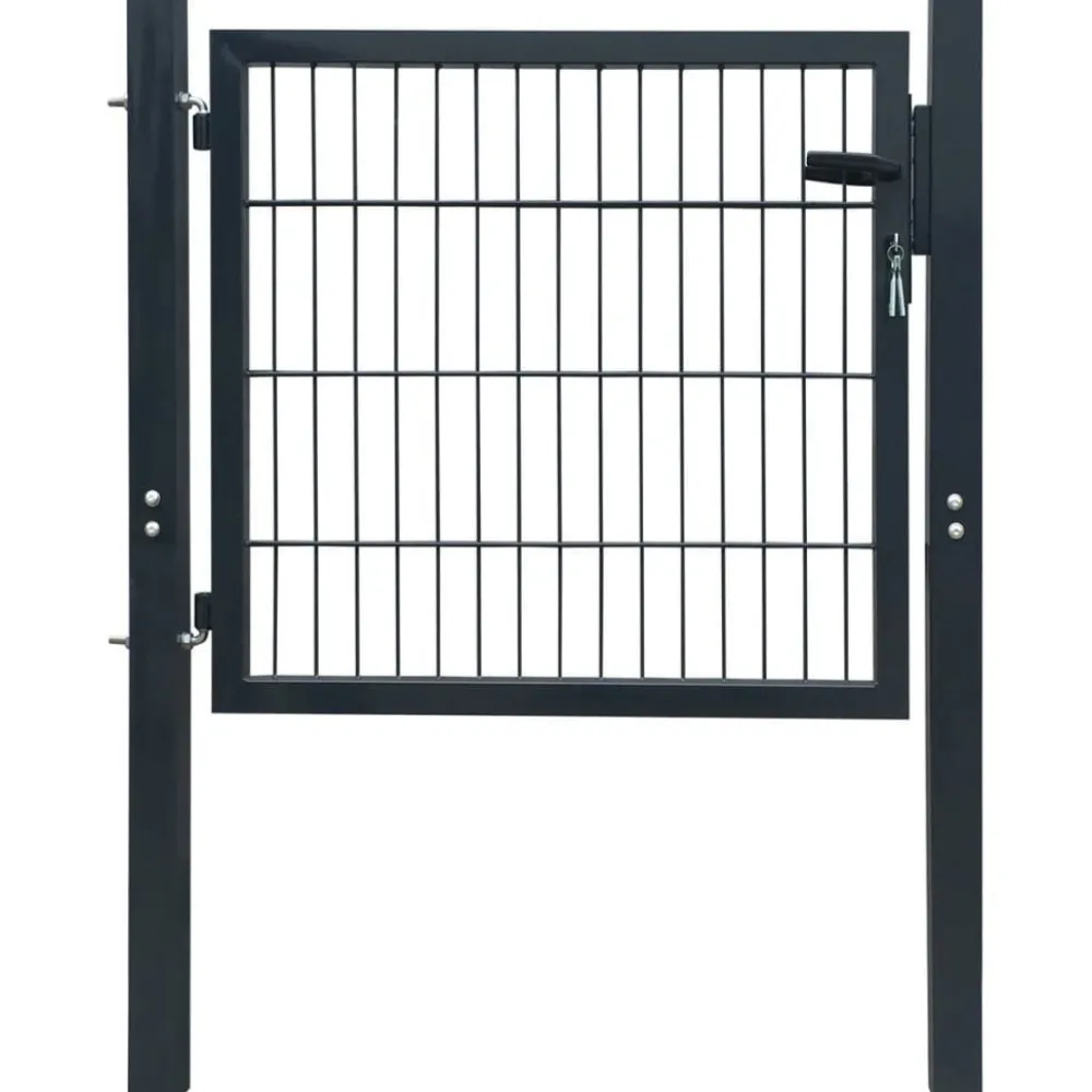 Best FinePRICE Pihaportti teräs 103x150cm antrasiitti