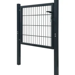 Best FinePRICE Pihaportti teräs 103x150cm antrasiitti
