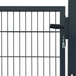 Best FinePRICE Pihaportti teräs 103x150cm antrasiitti