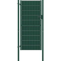 Clearance FinePRICE Pihaportti teräs 100x204cm vihreä
