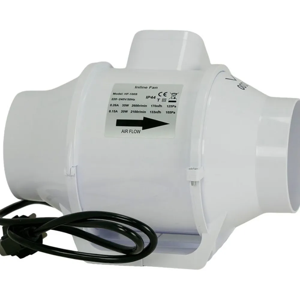 New Pikkuvihreä Kanavatuuletin 100 mm