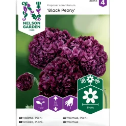Discount Nelson Garden Pioniunikko Black Peony, siemenet
