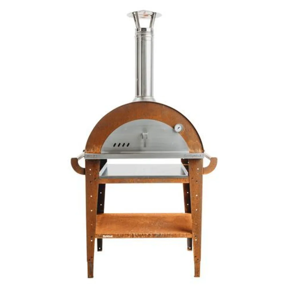 Outlet GrillSymbol Pizzauuni Pizzo, jalustalla, 100x81x182cm