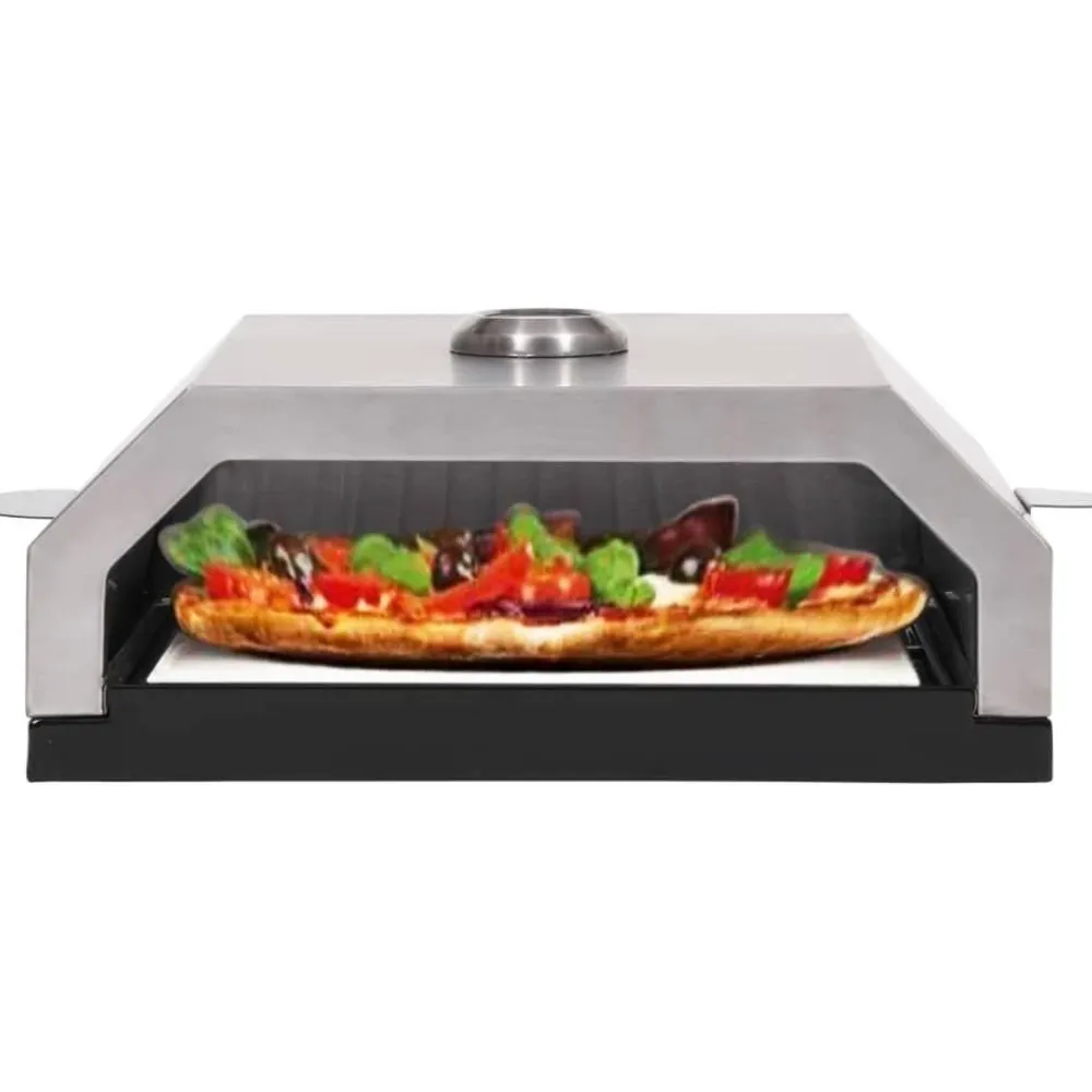 Best FinePRICE Pizzauuni keraamisella kivellä kaasu tai hiiligrilliin