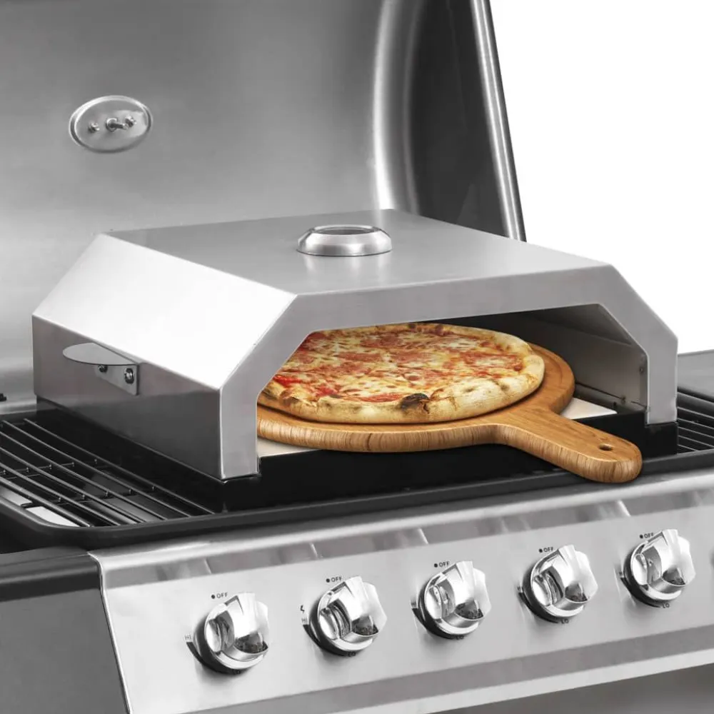 Best FinePRICE Pizzauuni keraamisella kivellä kaasu tai hiiligrilliin