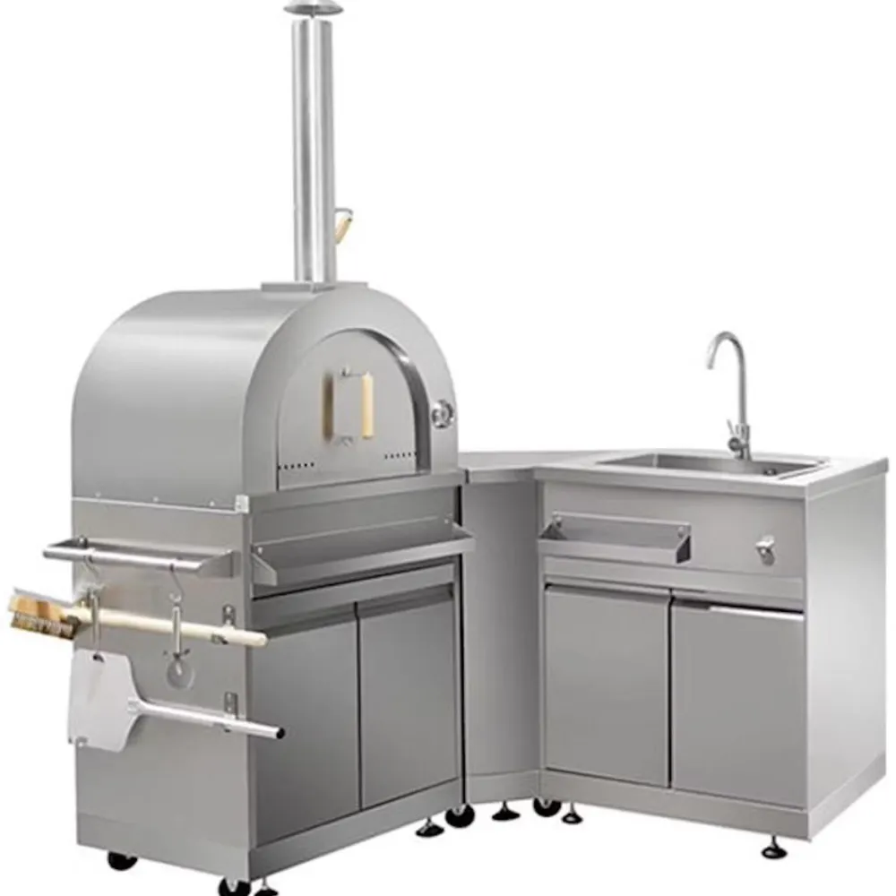 Hot Myoutdoorkitchen Pizzauuni Inox Range, puulämmitteinen, rst