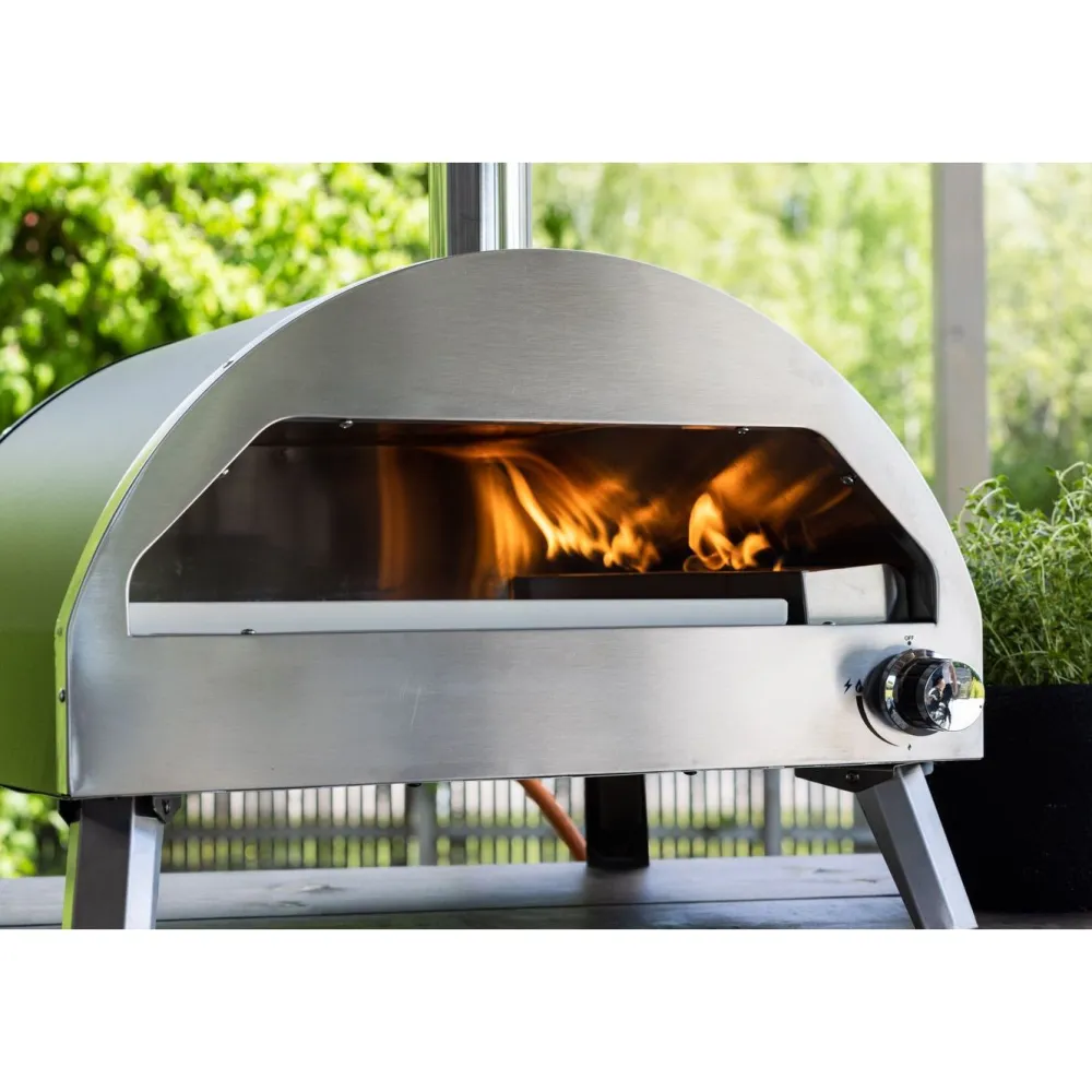 Best Venture Home Pizzauuni Kerang, kaasulämmitteinen, hopea