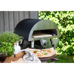 New Venture Home Pizzauuni Sentosa, kaasulämmitteinen, musta
