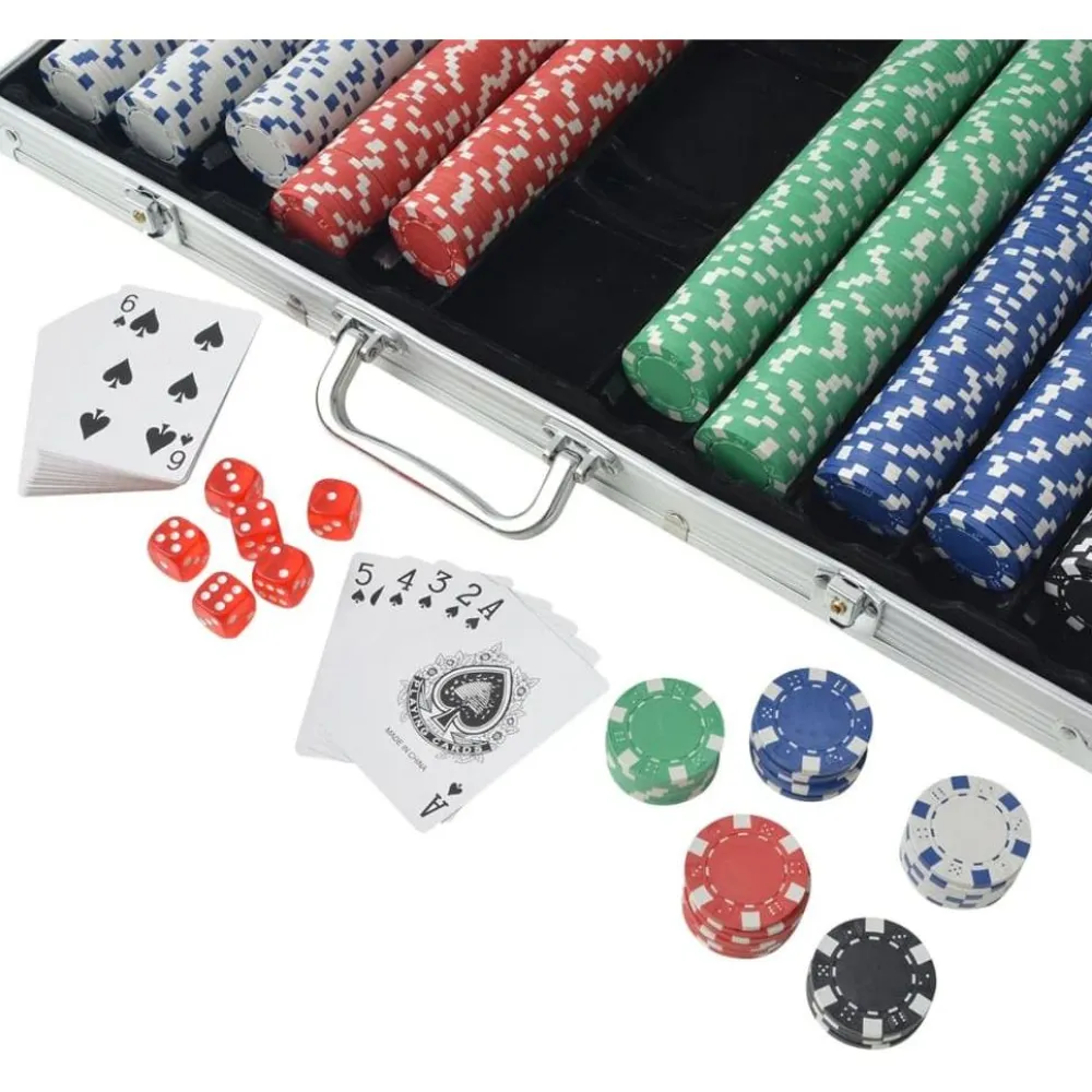 New FinePRICE Pokerisarja 1000 pelimerkkiä alumiini
