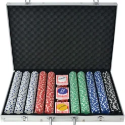 New FinePRICE Pokerisarja 1000 pelimerkkiä alumiini