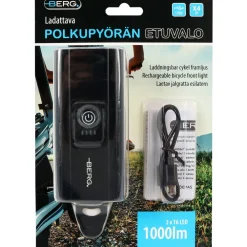 Sale Berg Polkupyörän led-etuvalo , 1000lm, ladattava