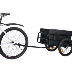 Outlet Trekker Polkupyörän tavarankuljetuskärry muovilaatikolla 50kg