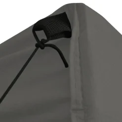Outlet FinePRICE Pop-up teltta kokoontaitettava seinillä 3x3m antrasiitti