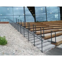 Best Rudus Porraskivi Askel 130 800x420x130 mm sileä musta